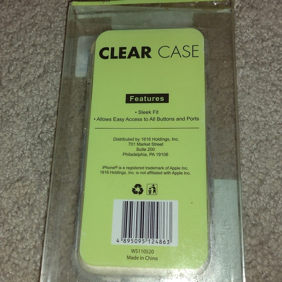 I-Phone 12 Mini Clear Hard Phone  Case - Picture 2 of 2